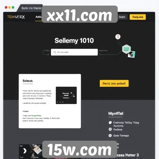 Facilidade de navegação e usabilidade no xx11.com